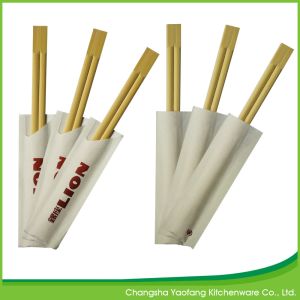 20cm Twins Natural Disposable Bamboo Chopsticks Open Paper Packing