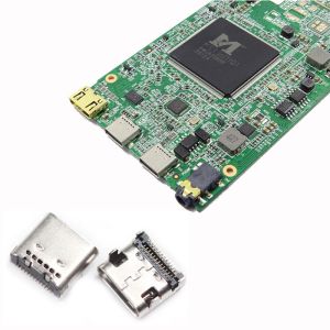 24P USB 3.1 Type C Receptacle 24-pin Fast Charging Port Female Socket Jack PCB