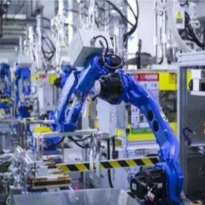 Yaskawa GP180-120 Robotic Arm With CNGBS Robot Quick Changer For Automated