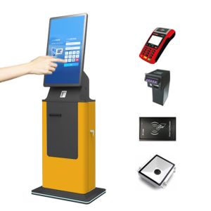 Touch Screen Thermal Printer Interactive Cash Payment Kiosk for Hotel ATM