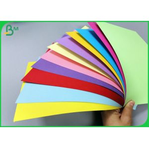 210GSM Uncoated colour Pulp Board For Making DIY Material Eco Friendly