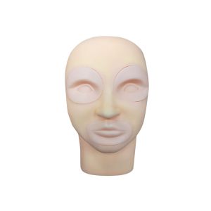 Silicone Removable Permanent Makeup Practice Skin For Mannequin Head