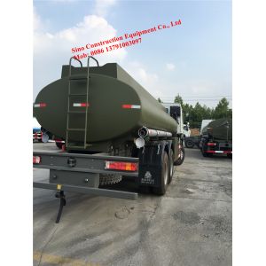 Military Green 6x4 17000L Water Transport Tanker Trucks