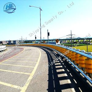 Red Road Highway Roller Barriers Safety 50KM