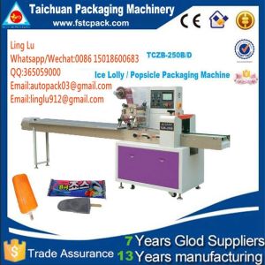 Horizontal packing machine , horizontal packaging machinery for popsicle
