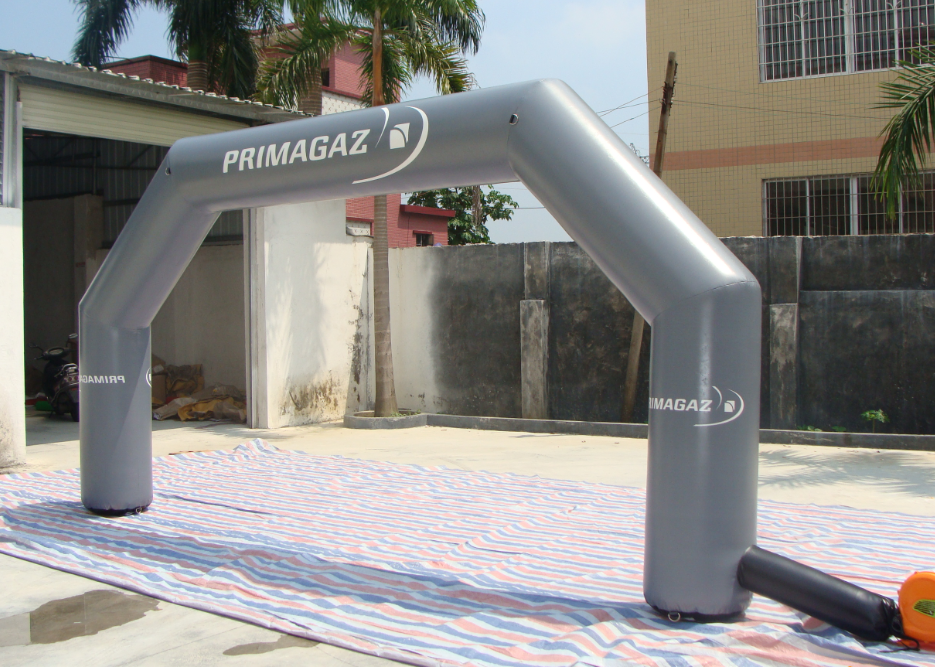 Waterproof Fire-retardent Inflatable Arches Simple Logo Printed With 0.65m Diameter Tube