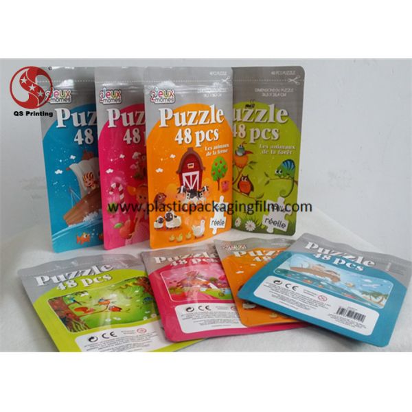 Lamination Material Stand Up Zipper Bags , Custom Printed Resealable Pouch