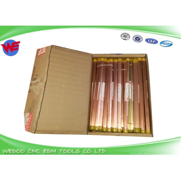 Customized EDM Brass Tubes Copper Material 2.3x400mmL Drilling Parts