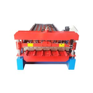 Steel Roofing And Wall Panel Roofing Sheet Roll Forming Machine With 5.5kw Motor