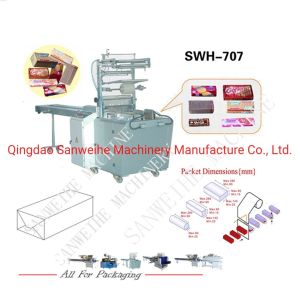 CE Automatic Biscuit Packing Machine Swh7017 Overwrap Packaging Machine