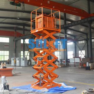 1 Tonne 3m Stationary Hydraulic Scissor Lift With Ce