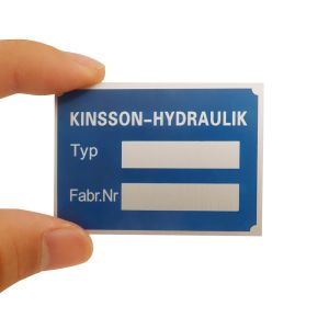 Logo Engraved Stainless Steel Metal Card Label Aluminium Steel