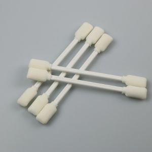 Double Rectangular Flat Sponge Head Disposable Cleanroom Foam Tip Swab