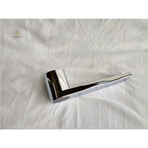 Zamak Material Lock Accessories , Gun Safe Handle Bright Brass Finish Durable