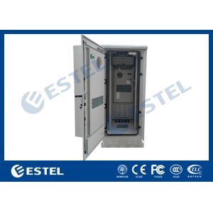 IP55 Waterproof Outdoor Telecom Cabinet Two Doors With 1500W Air Conditioner