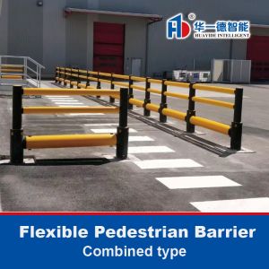 Combined Type Flexible Pedestrian Barrier Anti-Collision Guardrails Warehouse