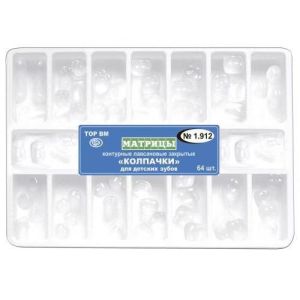 China 64pcs Dental Crown Matrices Posterior Clear Transparent Strip Matrix 1.911/1.910/1.912/1.915 by TOR VM Certification CCC on sale