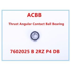 7602025 2RZ P4 DB Thrust Angular Contact Ball Bearing