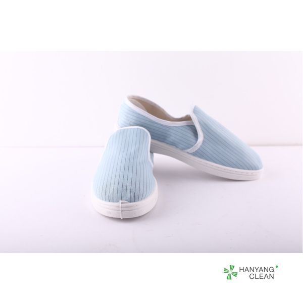Buy Blue Dual Density PVC Sole Cleanroom Antistatic ESD Shoes at wholesale prices
