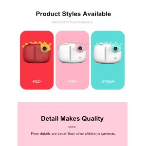 Wireless Mini Inkless Pocket Printer Instant Thermal Photo Printing