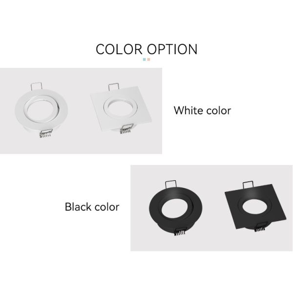 Ocean Round MR16 Downlight Housing IP20 Led Can Light Housing Recycled