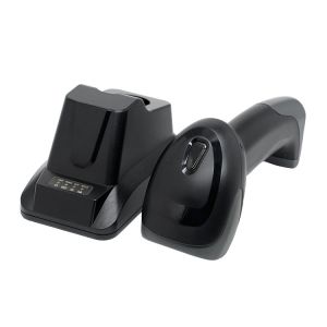 ABS PC 1D 2D 2.4Ghz Bluetooth QR Barcode Scanner With Memory