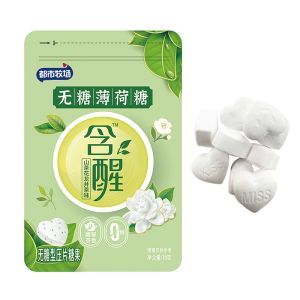 White Peach Oolong Tea Sugar Free Mint Candy Factory