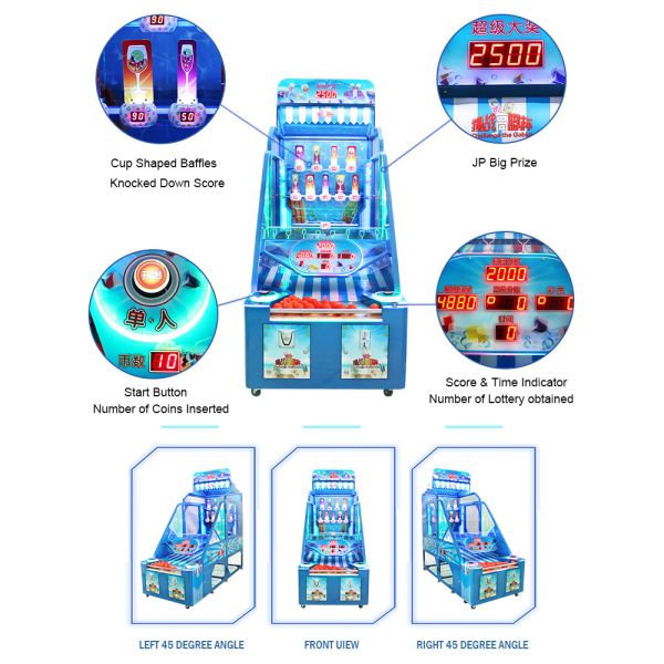 Challenge Goblets Prize Coin Prize Machine Popular for Amusement Park