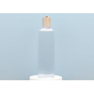 Plastic Clear Bottles BPA Free Squeezable With Disc Cap
