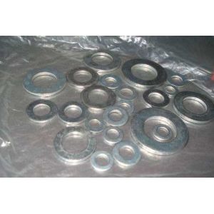 China Hot Dip Galvanized Hard Steel Steel Spacer Washers , Precision Heavy Flat Washers Ring Gasket on sale