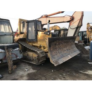D5H Used Crawler Dozer 6 Way Blade CAT 3304 Engine 7L Displacement
