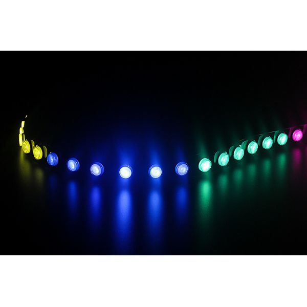 pixel control led flex strip with lens IP67 waterproof wall washer