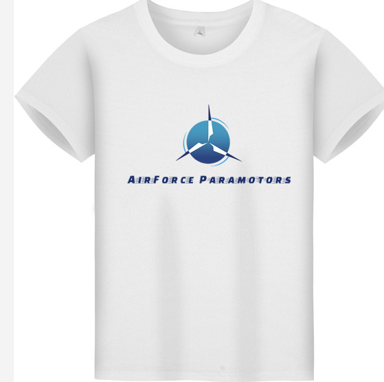 Custom Paragliding Paramotor short Sleeve T shirt Paragliding Pictogram Flight