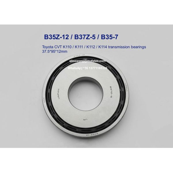 B35Z-12 B35-7 B37Z-5 Toyota CVT K110 K111 K122 K114 pulley bearings 37.5x95x12mm