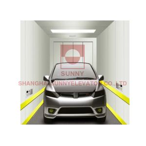 Large Space Stainless Steel Automobile Elevator 5000kg Load