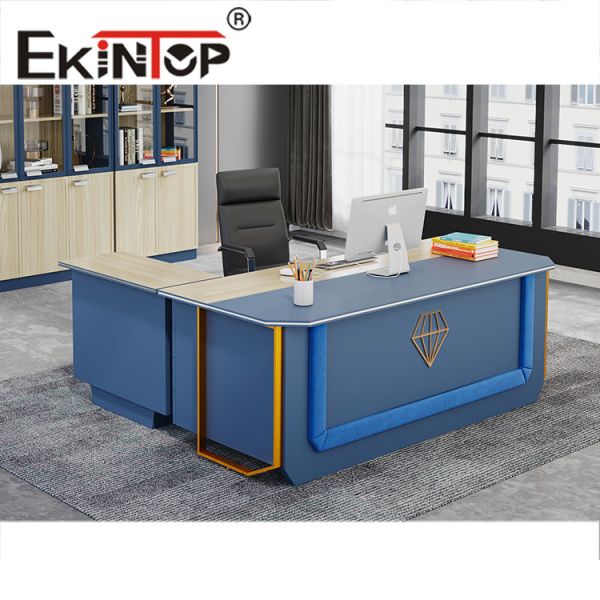Design Style Office Boss Desk Executive L Shaped Boss Computer Table