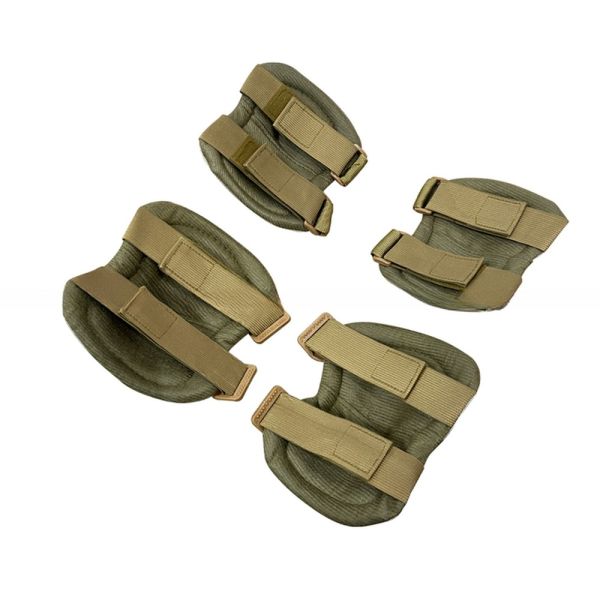 Adjustable Outdoor Training Knee and Elbow Pads for Sport Protection One Size Fits All