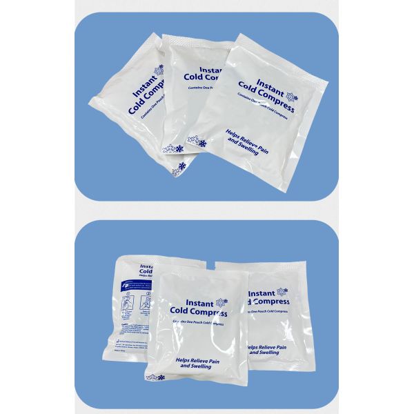 50 Pack Disposable Instant Cold Compress Ice Pack for Pain Relief Cold Pack for Injuries Instant Ice Cold Therapy