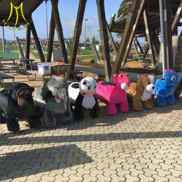 Buy Hansel Fun 2018 game machines kids ride on plush animal scooter  in China wholesale at wholesale prices