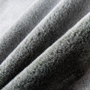 Medium Weight Faux Rabbit Fur Fabric in Any PANTONE Color for Garments Scarf
