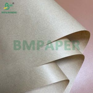60g 70g Strong Tensile Strength Ribbed Kraft Paper for High End Packaging