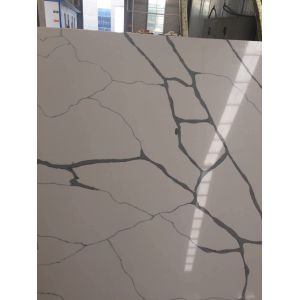 Black Vein Calacatta Kitchen Countertops , Waterproof Calacutta Quartzite