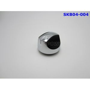 Low Consumption Oven Control Knob Metallic Material With Chrome / Nickel