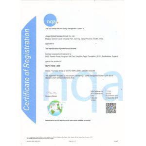 Global Success Circuits Co.,Ltd Certifications