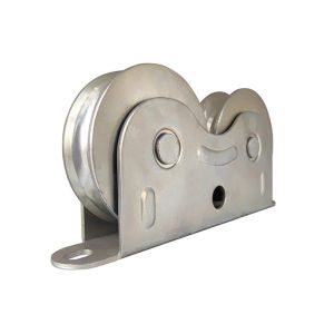 Quality 152.4mm 6 Inch Large Sliding Gate Wheel Double Wheel Gate Roller for sale