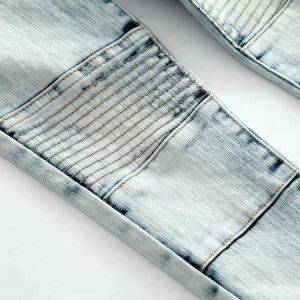 Slim Fit Long Section Kids Denim Clothes , 2 - 8 Years Children Denim Jeans