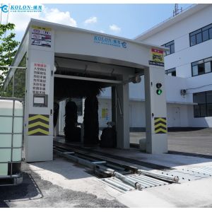 Efficiency Tunnel Car Wash Machine With Low Wax And Shampoo Usage