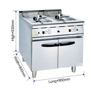 174Kg Restaurant Cooking Equipment 800×900×850 70 with R13/4 Gas Connection