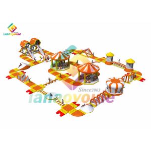0.6mm Inflatable Floating Water Park For Outdoor Playground
