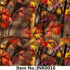 Quality 32um PVA Hydrographic Transfer Film With Maple Leaf Pattern for sale